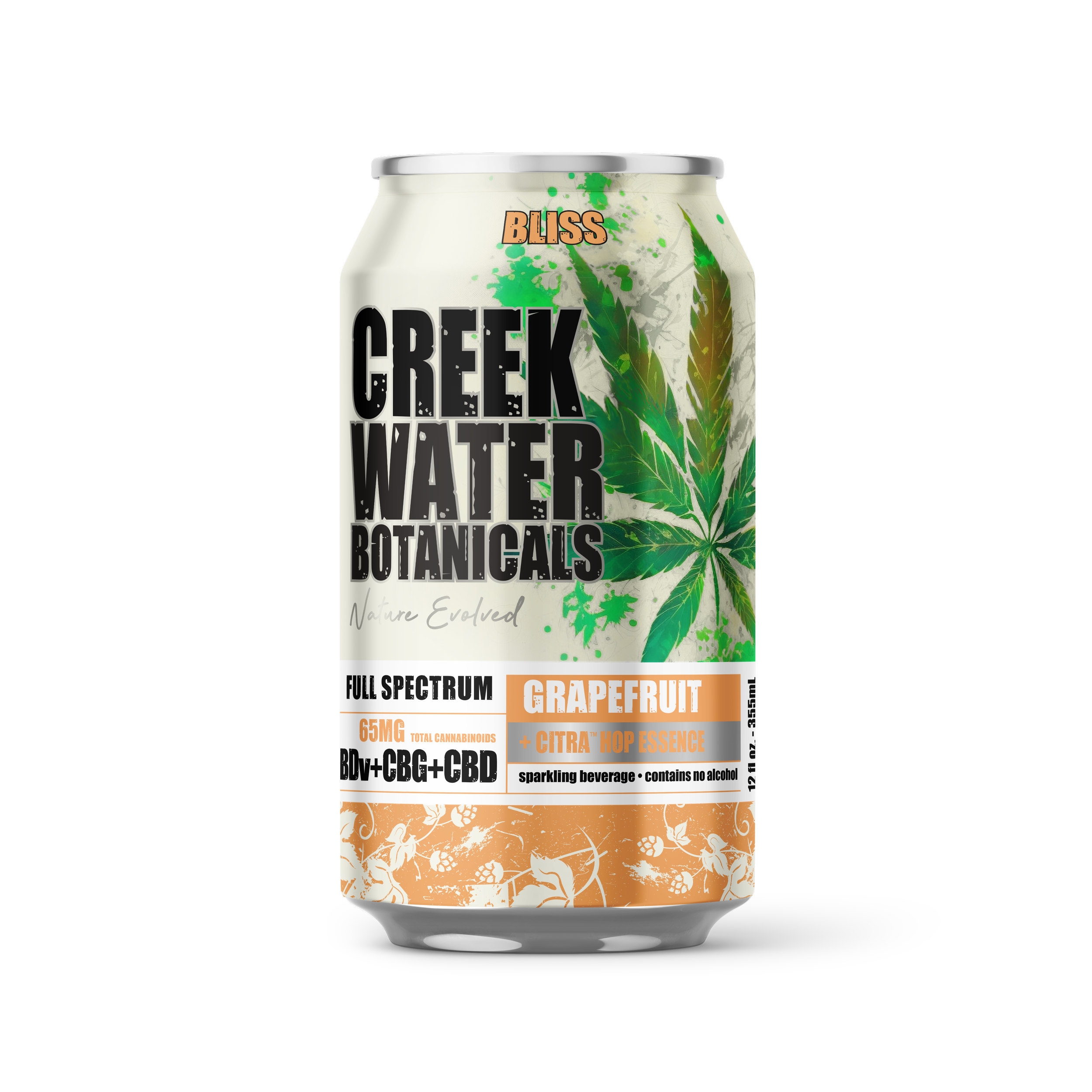 Creek Water Botanicals CBG+CBDv sparkling water — VonKooi Farms